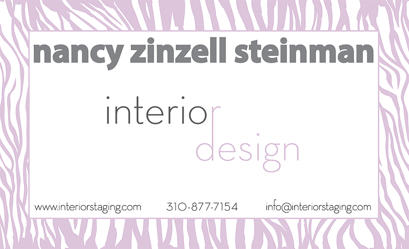 Interior Staging Business Card